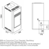 Eva Calor Karina Budget Pelletkachel Afmetingen